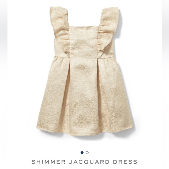Janie and Jack Gold Dress - Picture 3 of 3
